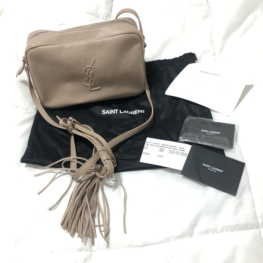 Saint Laurent Lou Medium Smooth Leather Camera bag